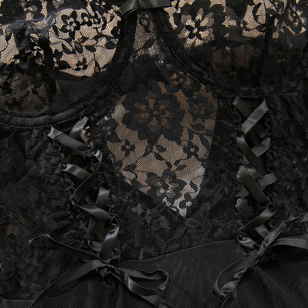 black lace bra lingerie strap detail adjustable design close up